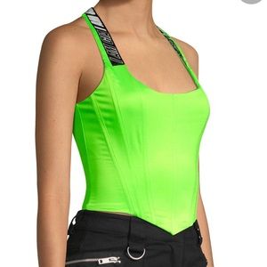 I.AM.GIA siobhan neon green corset